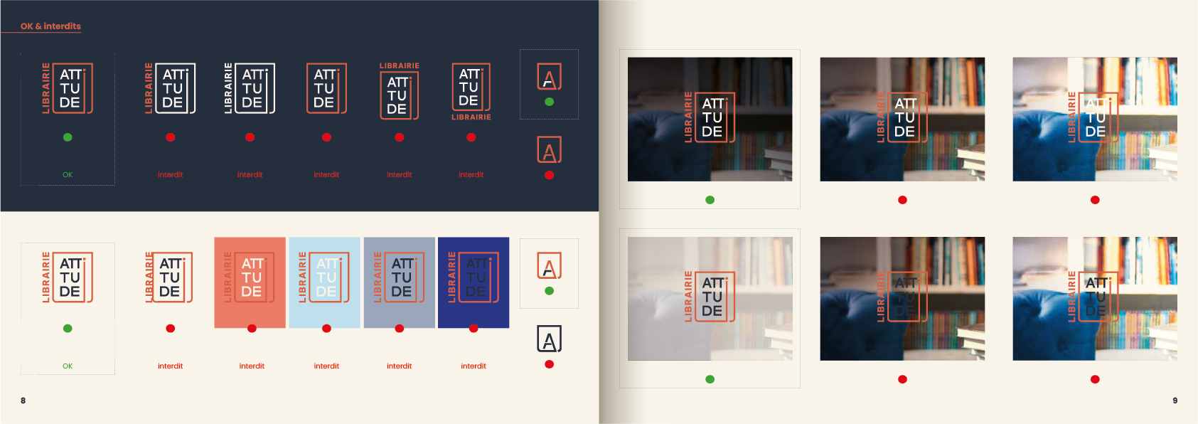 librairie attitude charte graphique